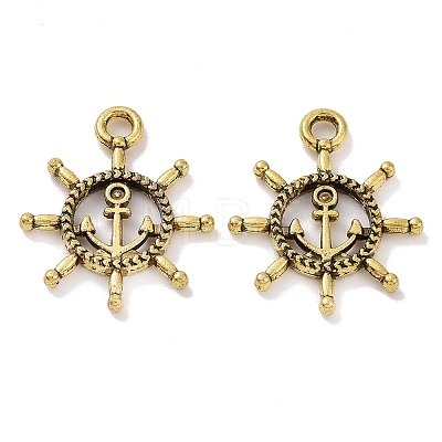 Tibetan Style Alloy Charms FIND-H038-23AG-1
