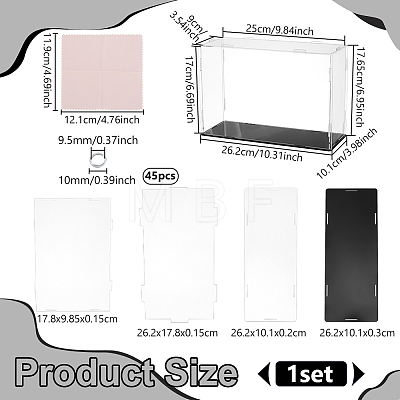 Transparent Acrylic Display Boxes DIY-WH0430-810B-1