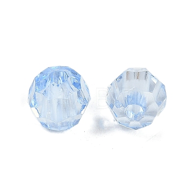 Transparent Acrylic Beads OACR-Q015-03C-1