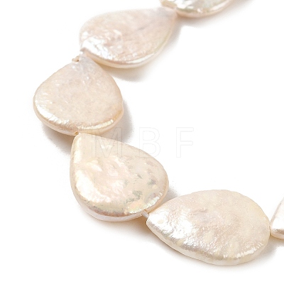 Natural Baroque Pearl Keshi Pearl Beads Strands PEAR-E016-018-1