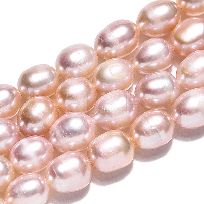Natural Cultured Freshwater Pearl Beads Strands PEAR-N012-07O-1