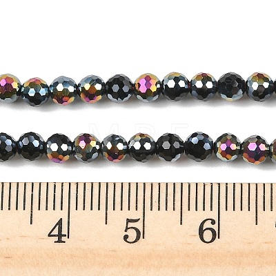 Electroplate Transparent Glass Beads EGLA-B013-02A-FR13-1