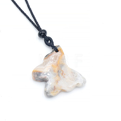 Natural Crazy Agate Pendants PW-WG89BED-04-1