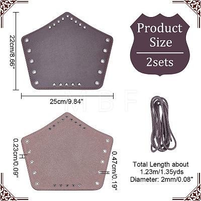 Adjustable PU Leather Cord Bracelets AJEW-WH0250-75A-1