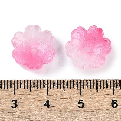 Transparent Spray Paint Glass Beads X1-GLAA-H035-04H-1