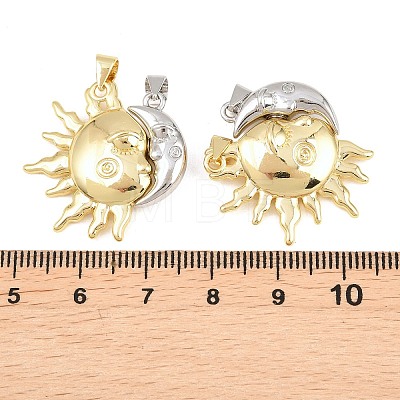 Brass Pendants KK-C169-01B-1