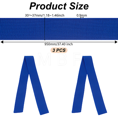 95% Polyester & 5% Spandex Ribbing Fabric for Cuffs OCOR-WH0088-23B-1