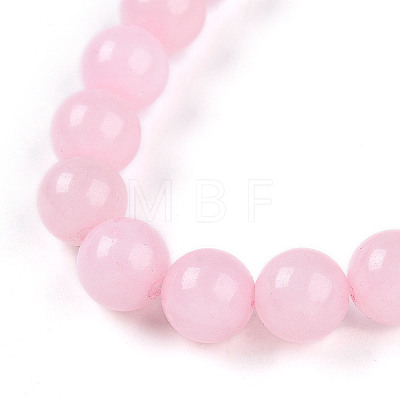 Natural Rose Quartz Beads Stretch Bracelets BJEW-T022-04N-1