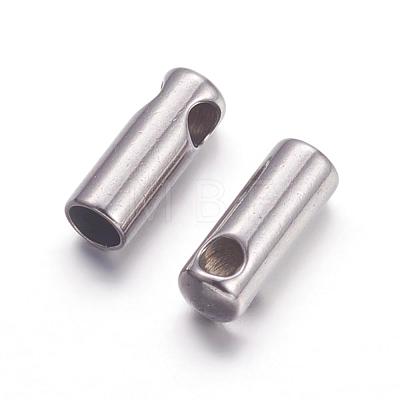 201 Stainless Steel Cord Ends X-STAS-S028-30-1