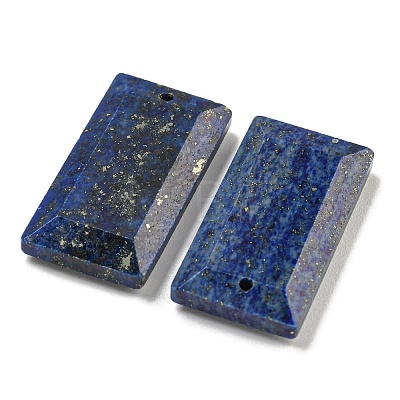 Dyed Natural Lapis Lazuli Pendants G-G123-03B-1