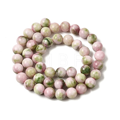 Natural White Jade Beads Strands G-H348-8mm-04-1