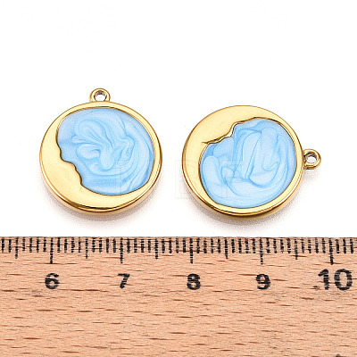 304 Stainless Steel Pendants STAS-N108-22A-G-1