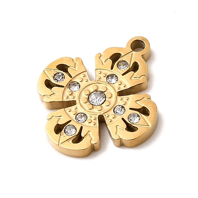 304 Stainless Steel Pendants STAS-K297-02D-G-1