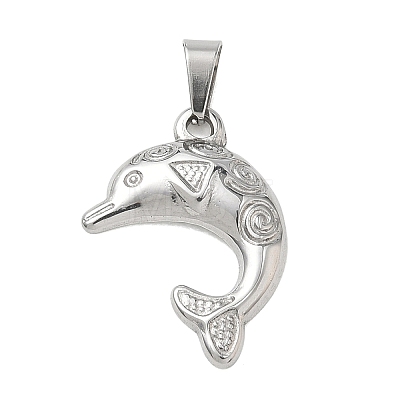 304 Stainless Steel Pendants STAS-B141-03D-P-1