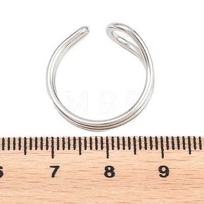 304 Stainless Steel Cuff Open Rings RJEW-Z140-02P-1