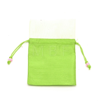 Polyester with Silk Pouches ABAG-WH0028-12B-1