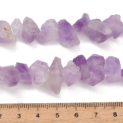 Raw Rough Natural Druzy Amethyst Beads Strands GG-CBAC61B-A01-01-1