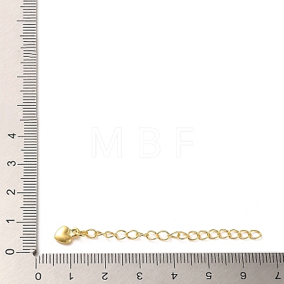 Rack Plating Brass Curb Chain Extender KK-Q807-08G-1