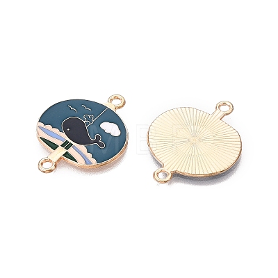 Alloy Enamel Pendants PALLOY-N176-29E-RS-1