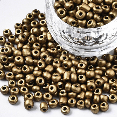 6/0 Glass Seed Beads SEED-S058-A-F215-1