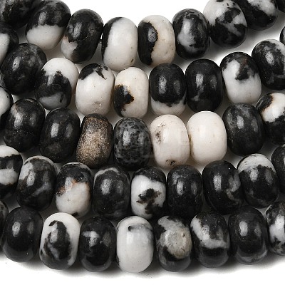 Natural Zebra Jasper Beads Strands G-A280-A22-02-1