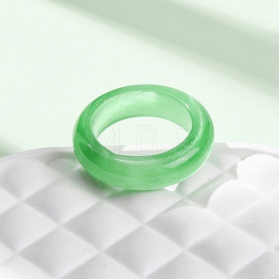 Cat Eye Finger Rings RJEW-G363-01B-02-1