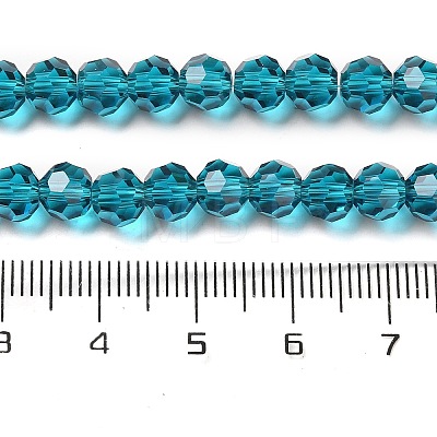 Transparent Glass Beads EGLA-A035-T6mm-D12-1