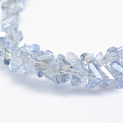 Electroplate Glass Beads Strands EGLA-J143-A-PL01-1