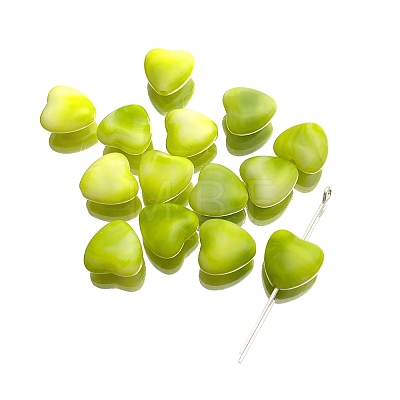 10Pcs Gradient Color Opaque Acrylic Beads PW-WGE74A2-04-1