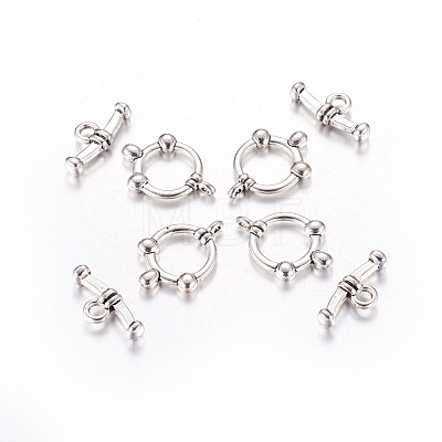 Tibetan Style Toggle Clasps LF5026Y-NF-1