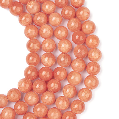 Natural Mashan Jade Beads Strands DJAD-8D-18-2-1