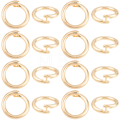 20Pcs Brass Open Jump Rings KK-BBC0023-10D-1