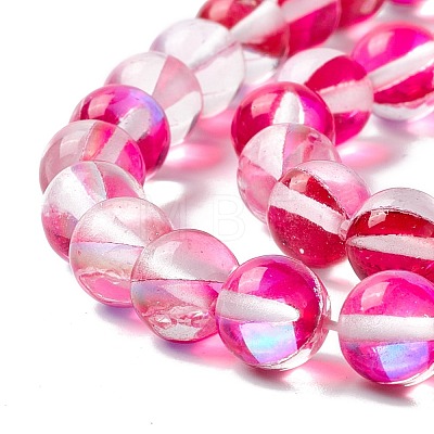 Synthetic Moonstone Beads Strands G-E573-02B-09-1