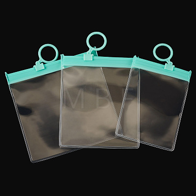 24Pcs 3 Styles Transparent EVA Resealable Bags with Rings ABAG-TA0002-27-1