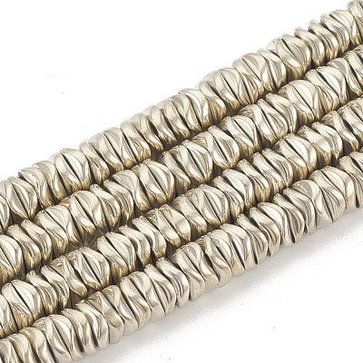 Electroplate Non-magnetic Synthetic Hematite Beads Strands X-G-N0322-01D-1