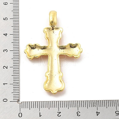 Brass Enamel Pendants KK-L228-39A-G-1