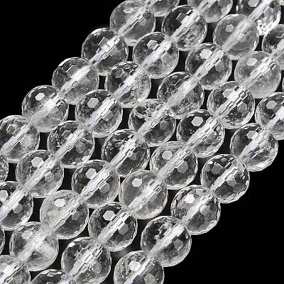 Natural Quartz Crystal Beads Strands G-C280-B14-8mm-1