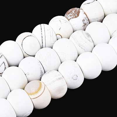 Dyed Natural Agate Beads Strands G-T144-26A-1