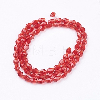 Glass Beads Strands X-GLAA-R024-6x4mm-14-1