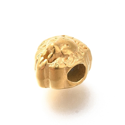 Ion Plating(IP) 304 Stainless Steel European Beads STAS-I321-50G-1