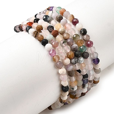 Natural Mixed Gemstone Beads Strands G-H336-A09-02-1
