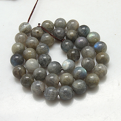 Natural Labradorite Beads Strands G-G212-6mm-23-1