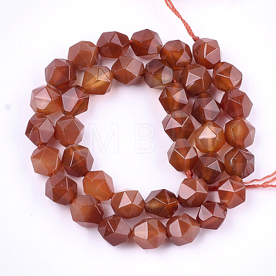 Natural Agate Beads Strands G-T121-08F-1