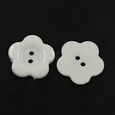 Acrylic Sewing Buttons for Costume Design BUTT-E074-D-10-1