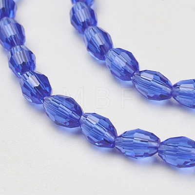 Glass Beads Strands GC891Y-1