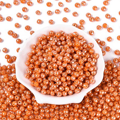 Opaque Colours Glass Seed Beads SEED-N007-34D-1