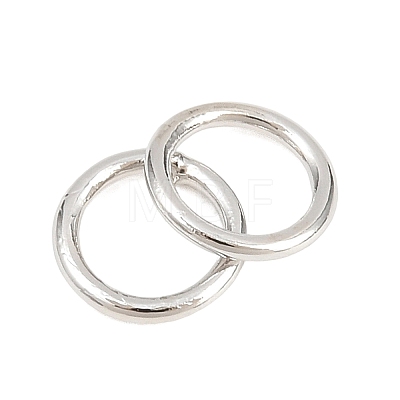 Brass Closed Jump Rings KK-D257-01P-02-1