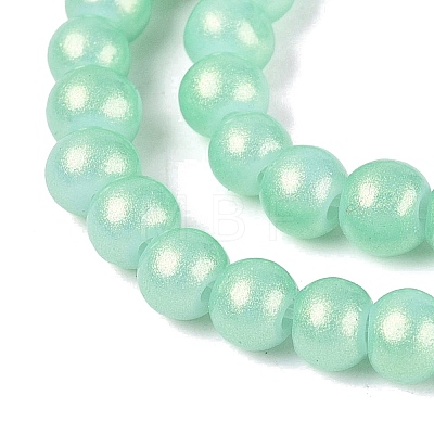Baking Paint Glass Pearl Beads Strands DGLA-ZX001-05A-08-1