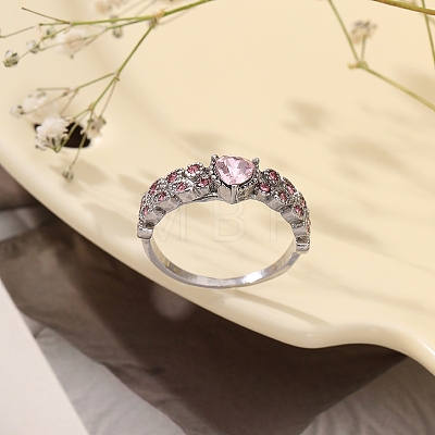 Alloy Rhinestone Plain Band Rings PW-WG5A413-05-1