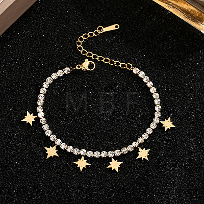 304 Stainless Steel Charm Bracelets WG4CBE1-01-1